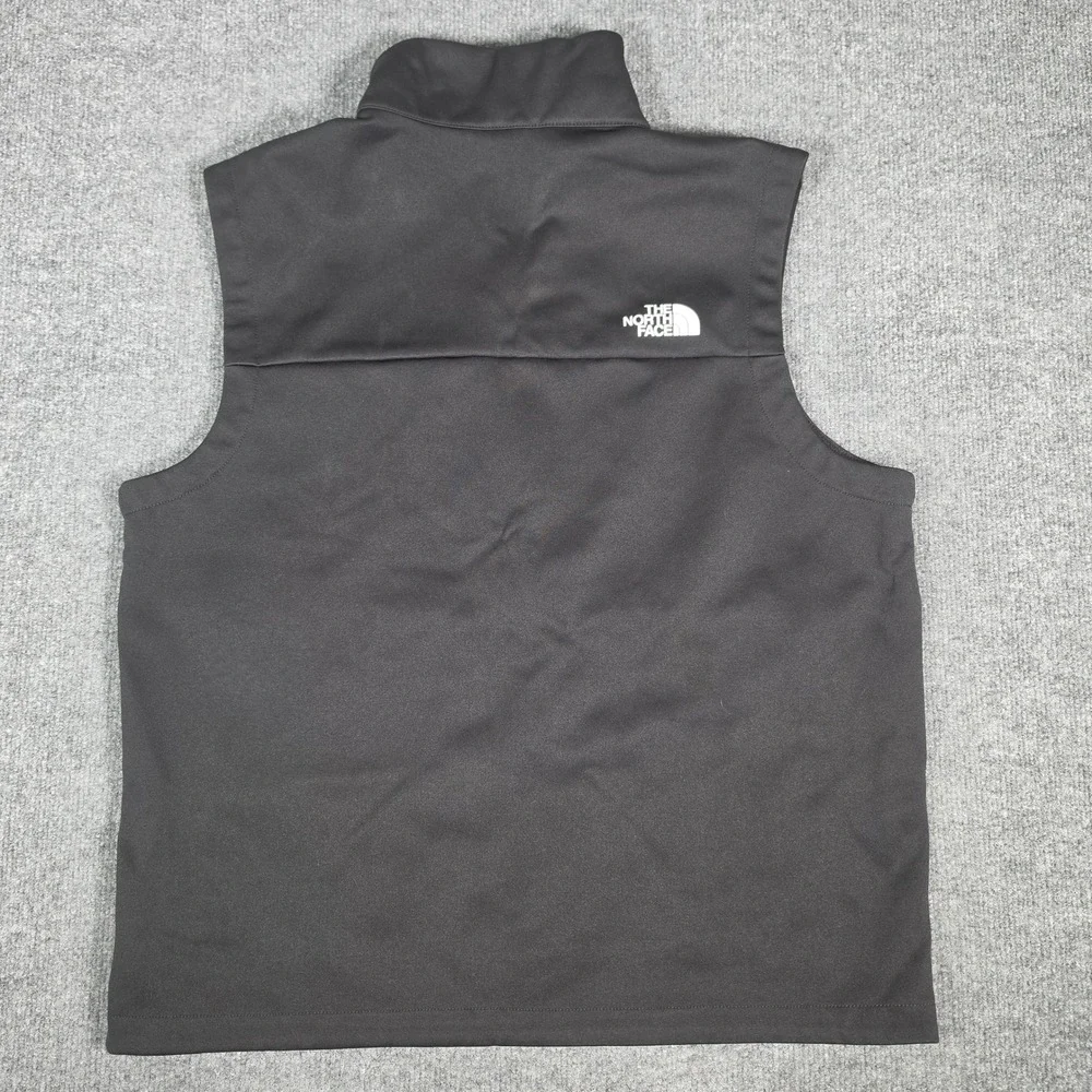 The North Face Mens WindWall Softshell Vest Black Idaho Forest Group Large